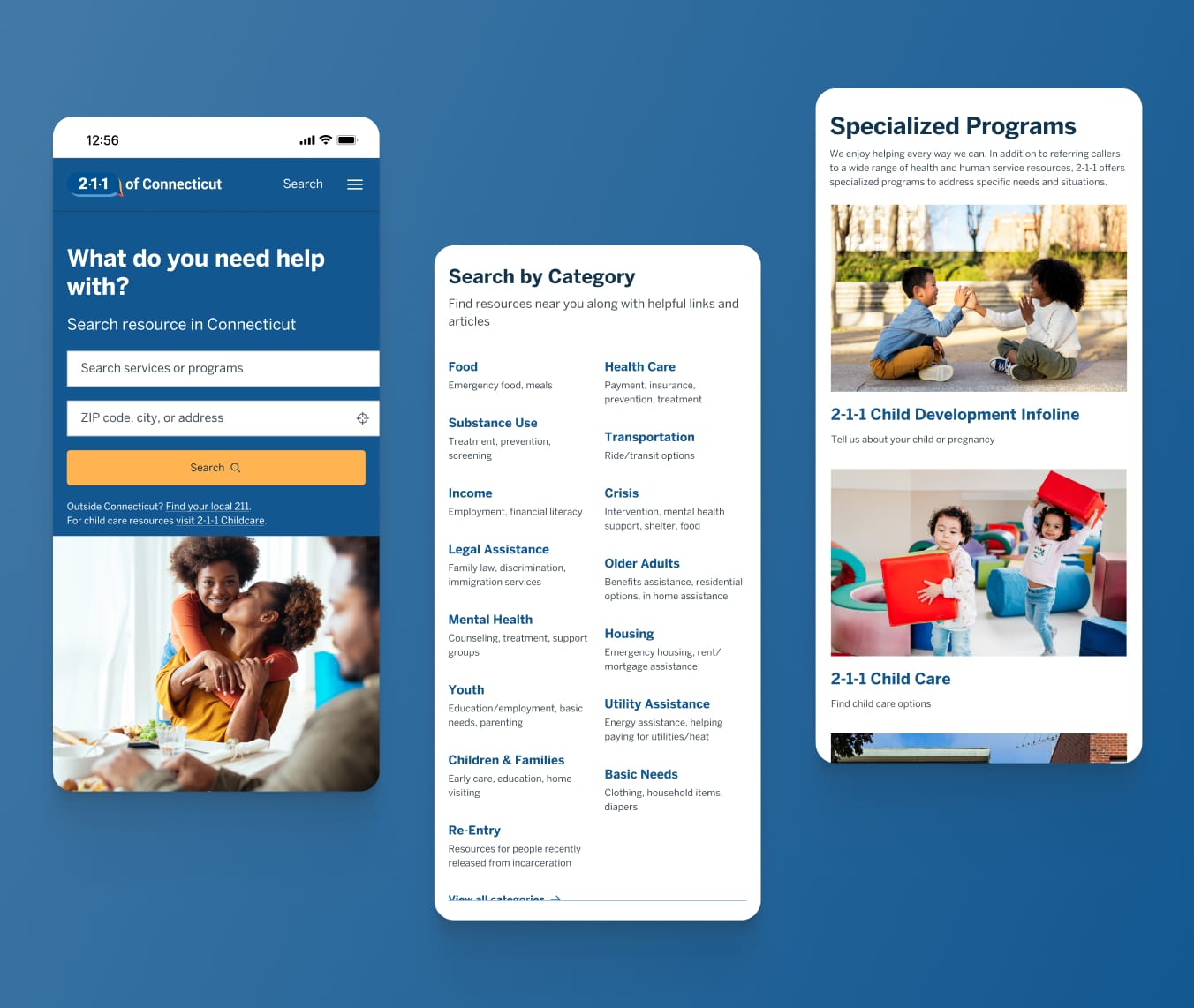United Way’s modernized web and mobile app.