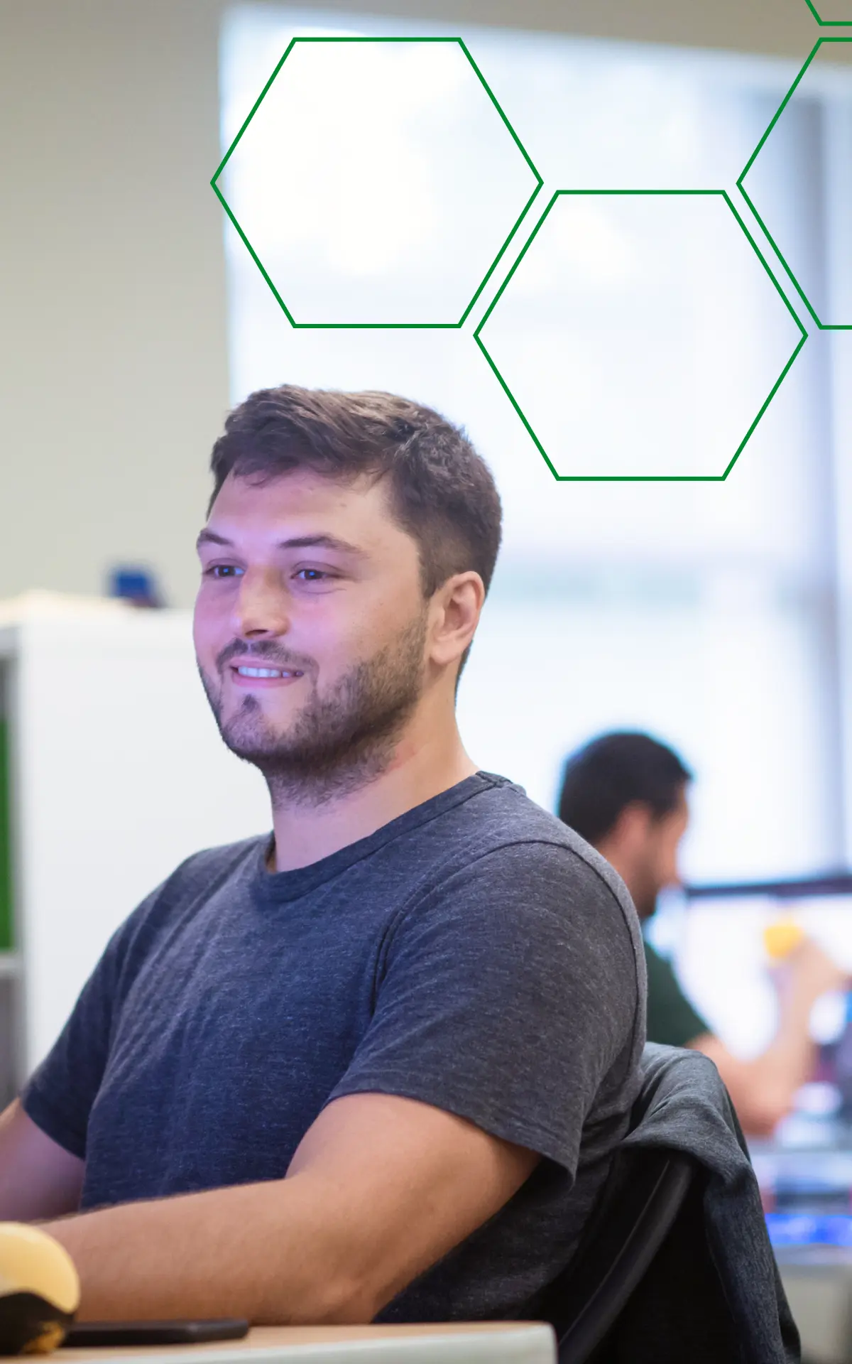A MojoTech engineer working through an AI transformation strategy