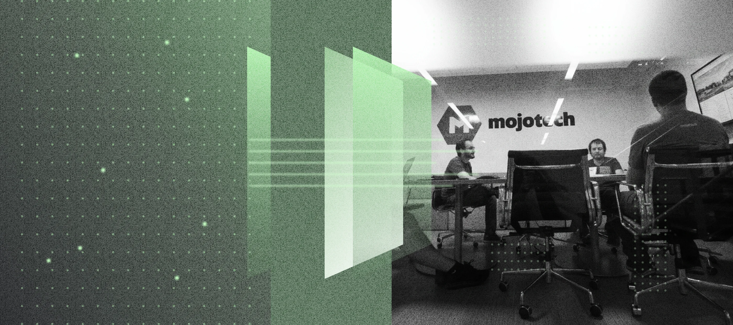 MojoTech engineers collaborating in a workshop session